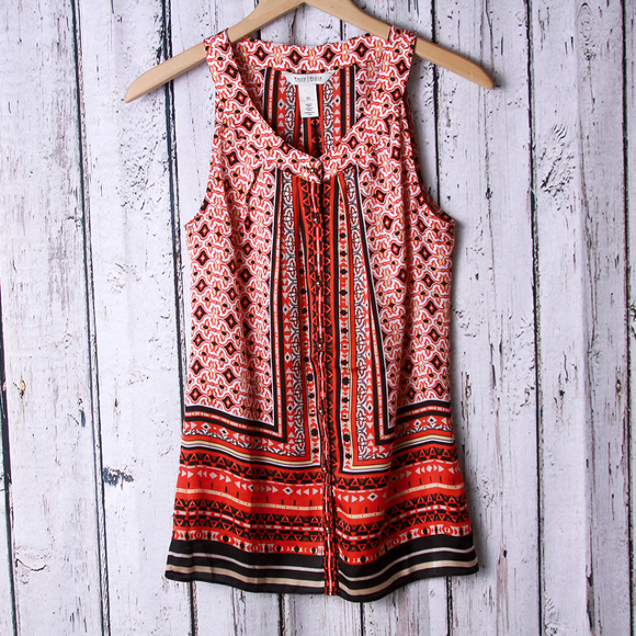 White House Black Market Tops - WHBM Dressy Tank with Gold buttons Size XS